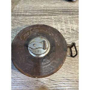 The Lufkin Rule Co Made In USA Ltd Challenge 50' Steel Tape Measure Leather Case